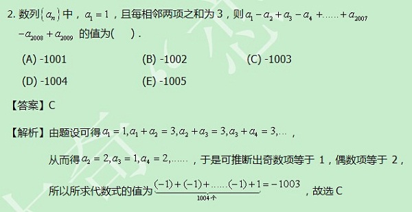 【太奇MBA 2014年8月26日】MBA數(shù)學(xué)每日一練 解析